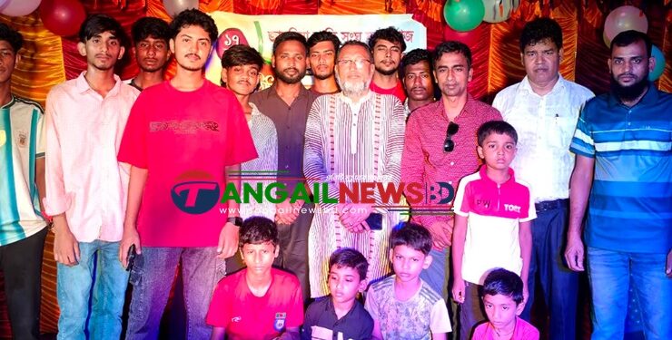 ঘাটাইলে জামুরিয়া শান্তি সংঘ যুব সমাজের ১৭তম প্রতিষ্ঠাবার্ষিকী পালিত