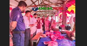 কালিহাতীতে লাইসেন্স ও স্বাস্থ্য সনদ না থাকায় দুই মাংস ব্যবসায়ীকে জরিমানা