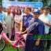 দেলদুয়ারে গ্রাম পুলিশের মাঝে বাই সাইকেল বিতরণ করলেন স্থানীয় এমপি