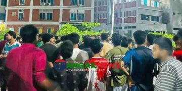 মাভাবিপ্রবি ক্যাম্পাসে শিক্ষার্থীদের সংঘর্ষের পর থমথমে অবস্থা