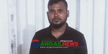 কালিহাতীতে গ্রেফতারি পরোয়ানাভুক্ত আসামি লিজন গ্রেফতার