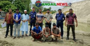 কালিহাতী যমুনা নদীর বালুঘাটে ৪ লাখ টাকা জরিমানা