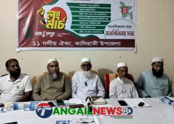 কালিহাতীতে ১১ দলীয় ঐক্যের মতবিনিময় সভা অনুষ্ঠিত