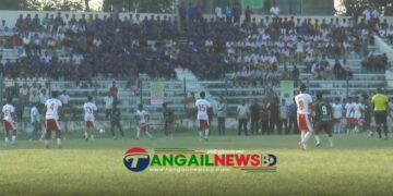 টাঙ্গাইলে মাদক বিরোধী প্রীতি ফুটবল ম্যাচ ও পুরস্কার বিতরণ