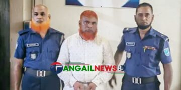 বাসাইলে সেতুতে রডের বদলে বাঁশ দেয়ার অভিযোগে সাব ঠিকাদার শাহ আলম গ্রেপ্তার
