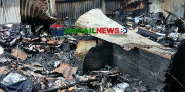 নাগরপুর বাজারে ভয়াবহ অগ্নিকান্ডে প্রায় দেড় কোটি টাকার ক্ষয়ক্ষতি