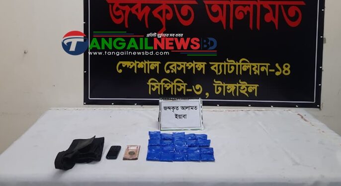 টাঙ্গাইলে পৃথক অভিযানে হেরোইন ও ইয়াবাসহ ৩ মাদক কারবারিকে গ্রেফতার
