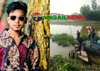 সখীপুরে বংশাই নদীতে প্রতিমা বিসর্জনে গিয়ে বিজয় নিখোঁজ