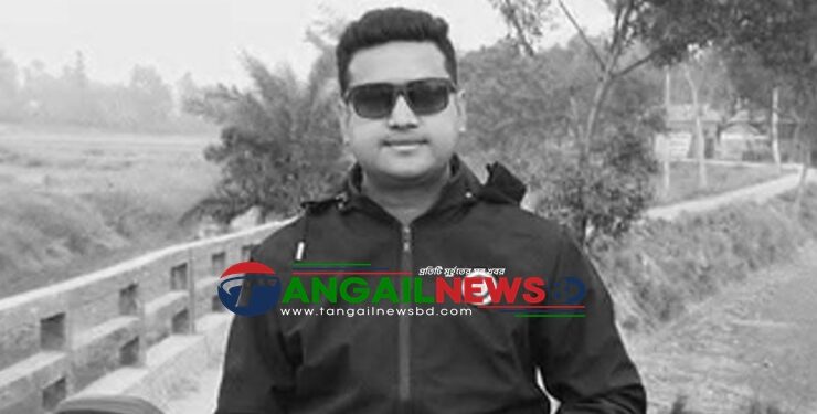 মধুপুর বাসস্ট্যান্ডে বাসের চাপায় মোটরসাইকেল আরোহী নিহত