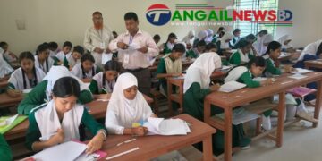দেলদুয়ারে স্পন্দনবি মেধাবৃত্তি পরীক্ষা অনুষ্ঠিত
