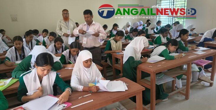 দেলদুয়ারে স্পন্দনবি মেধাবৃত্তি পরীক্ষা অনুষ্ঠিত