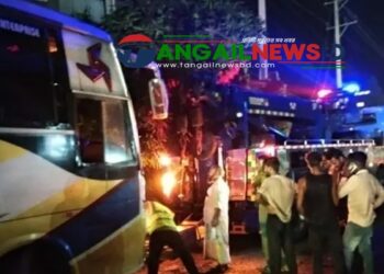 মহাসড়কের পৌলিতে সড়ক দুর্ঘটনায় দুইজন নিহত ॥ আহত ৩ জন