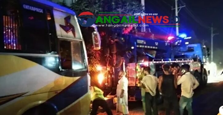 মহাসড়কের পৌলিতে সড়ক দুর্ঘটনায় দুইজন নিহত ॥ আহত ৩ জন