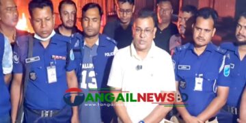 ঘাটাইলের সন্ধানপুরে ১৮ ড্রাম বাংলা মদসহ তিন মাদক কারবারিকে গ্রেপ্তার