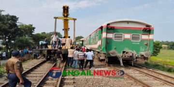 মির্জাপুরে ট্রেন লাইনচ্যুতর ৬ ঘণ্টা পর রেল যোগাযোগ স্বাভাবিক ॥ তদন্ত কমিটি গঠন
