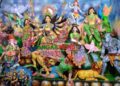 টাঙ্গাইলে দেবী দুর্গার অধিক সপ্তমী পুজা অনুষ্ঠিত