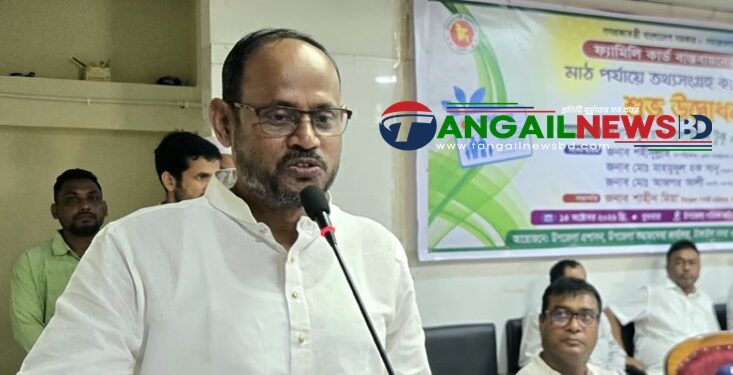 ফ্যামিলি কার্ড নিয়ে অনিয়ম করলে কাউকে ছাড় দেওয়া হবে না- প্রতিমন্ত্রী টুকু