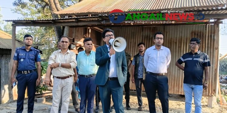 টাঙ্গাইল নিউজবিডিতে সংবাদ প্রকাশের পর মির্জাপুরে ‘স’ মিল উচ্ছেদ
