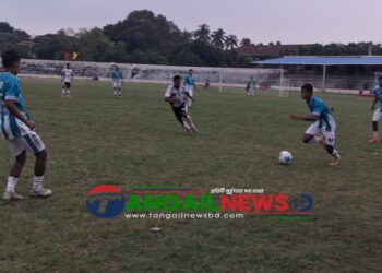 টাঙ্গাইল প্রথম বিভাগ ফুটবল লীগে ৪ দল সেমিফাইনালের পথে