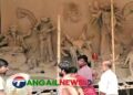 মির্জাপুরের জামুর্কীতে গভীর রাতে দুর্গা মন্দিরের চার প্রতিমা ভাঙচুর