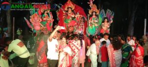 নাগরপুরে বিপুল উৎসাহ-উদ্দীপনার মধ্যে বিজয়া দশমী অনুষ্ঠিত