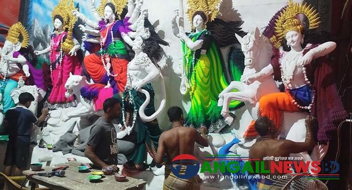 টাঙ্গাইল জেলায় এবার ১৩৫৭ মণ্ডপে শারদীয় দুর্গাপূজা অনুষ্ঠিত হবে