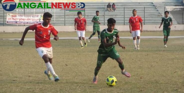 দীর্ঘ ৫ বছর পর টাঙ্গাইল স্টেডিয়ামে প্রথম বিভাগ ফুটবল লীগের উদ্বোধন ১৬ অক্টোবর