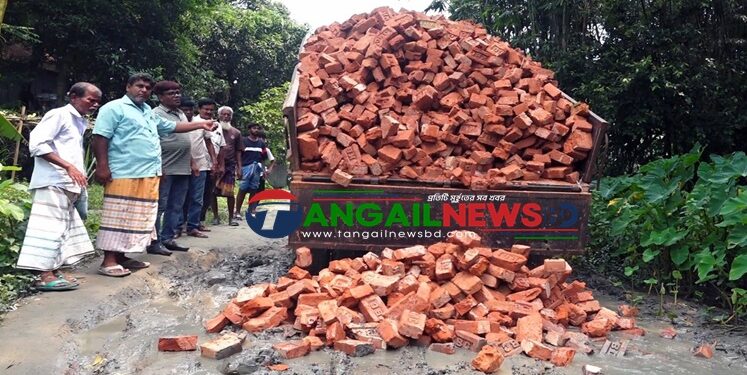 মির্জাপুরের বহুরিয়ায় ২০ গ্রামের যোগাযোগ ব্যবস্থা বদলে গেল এক ব্যক্তি উদ্যোগে