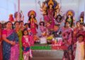 কুসংস্কার ভেঙে দীর্ঘ ১১ বছর ধরে কালিহাতীতে নারীদের ব্যবস্থাপনায় দুর্গাপূজা