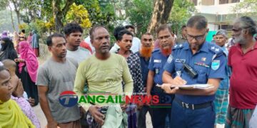 বাসাইলে বিদ্যুৎস্পৃষ্ট হয়ে রাজমিস্ত্রি রায়হানের মৃত্যু