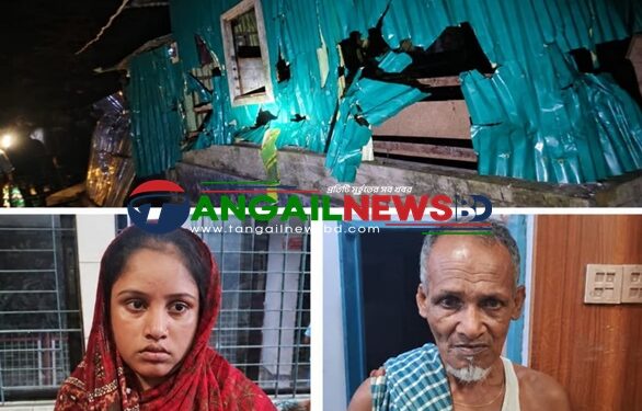 গোপালপুরে ১৬৪ পিস ইয়াবাসহ নারী-পুরুষ আটক ॥ নারীর ঘর ভাঙচুর ও লুটপাট