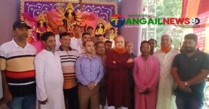 নাগরপুরে দুর্গা পূজার প্রস্তুতি পরিদর্শন করলেন এমপি লাভলু